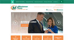 Desktop Screenshot of minutemanpresssd.com